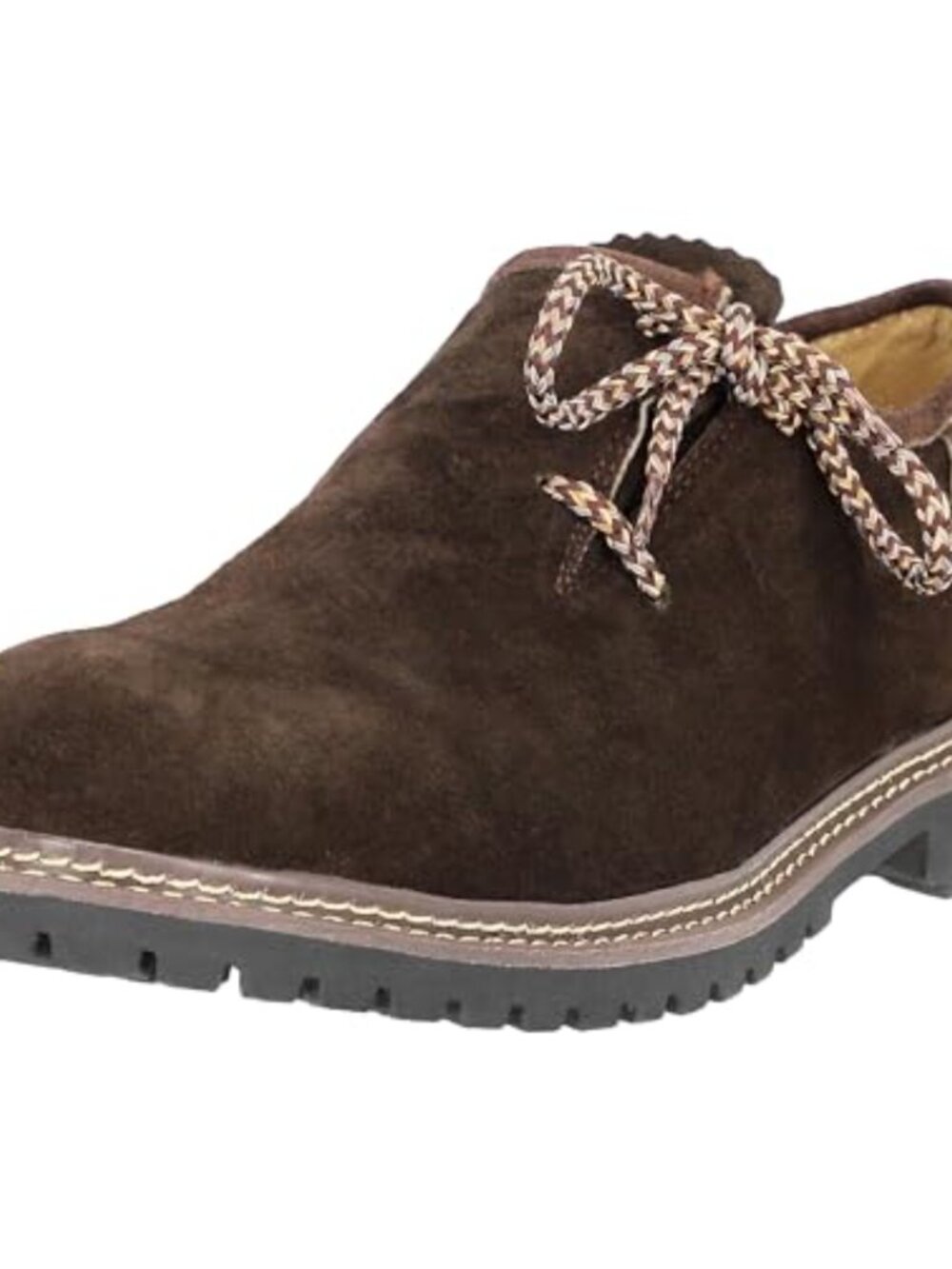 Florian Men's Traditional Suede Oxford Lace-Up Oktoberfest Shoes